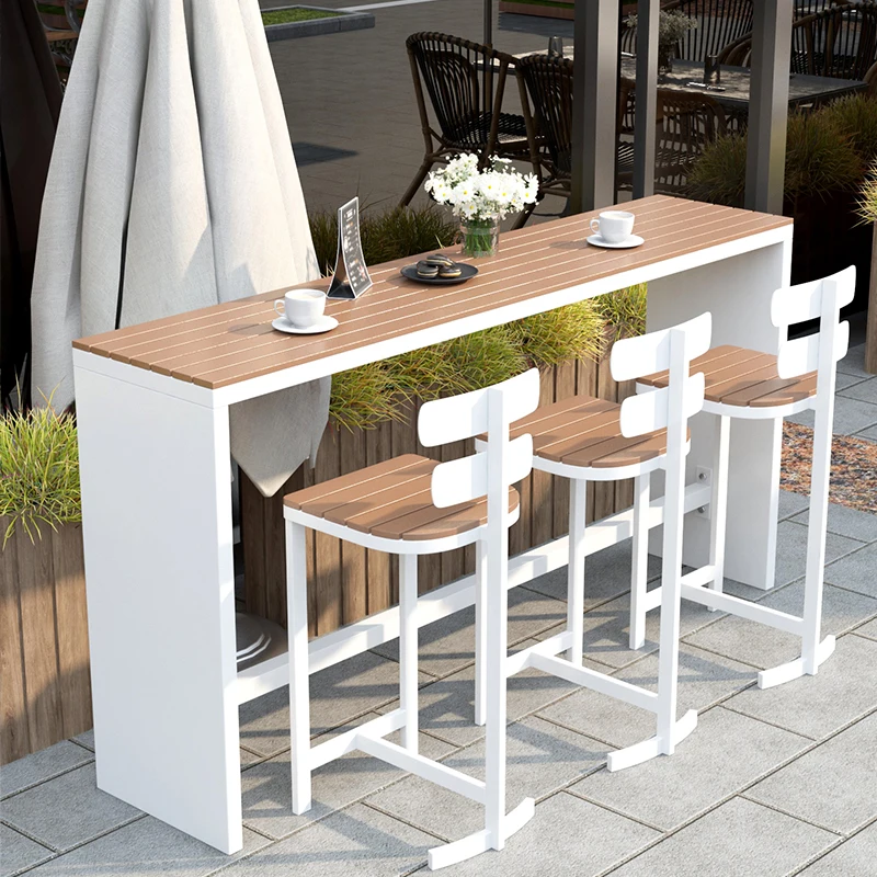 

Outdoor Courtyard Garden Furniture Sets Open-air Bar Table Chair Garden Furniture Sets Leisure Luxury Muebles Unique Furniture