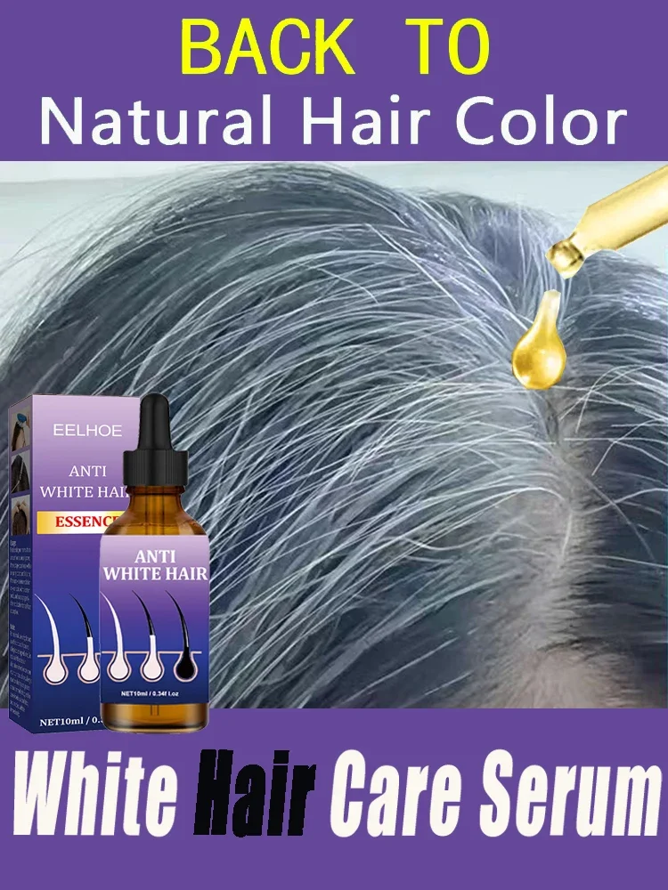 Black hair liquid removes grey hair in old age Natural anti-white ahair effective for natural ahair color and restore black