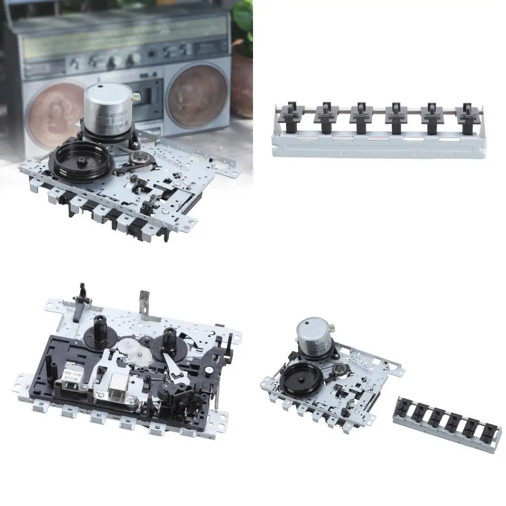 

R53C Stereo Cassette Mechanism with Reliable 9V Motor For Recorders Stereo Playback