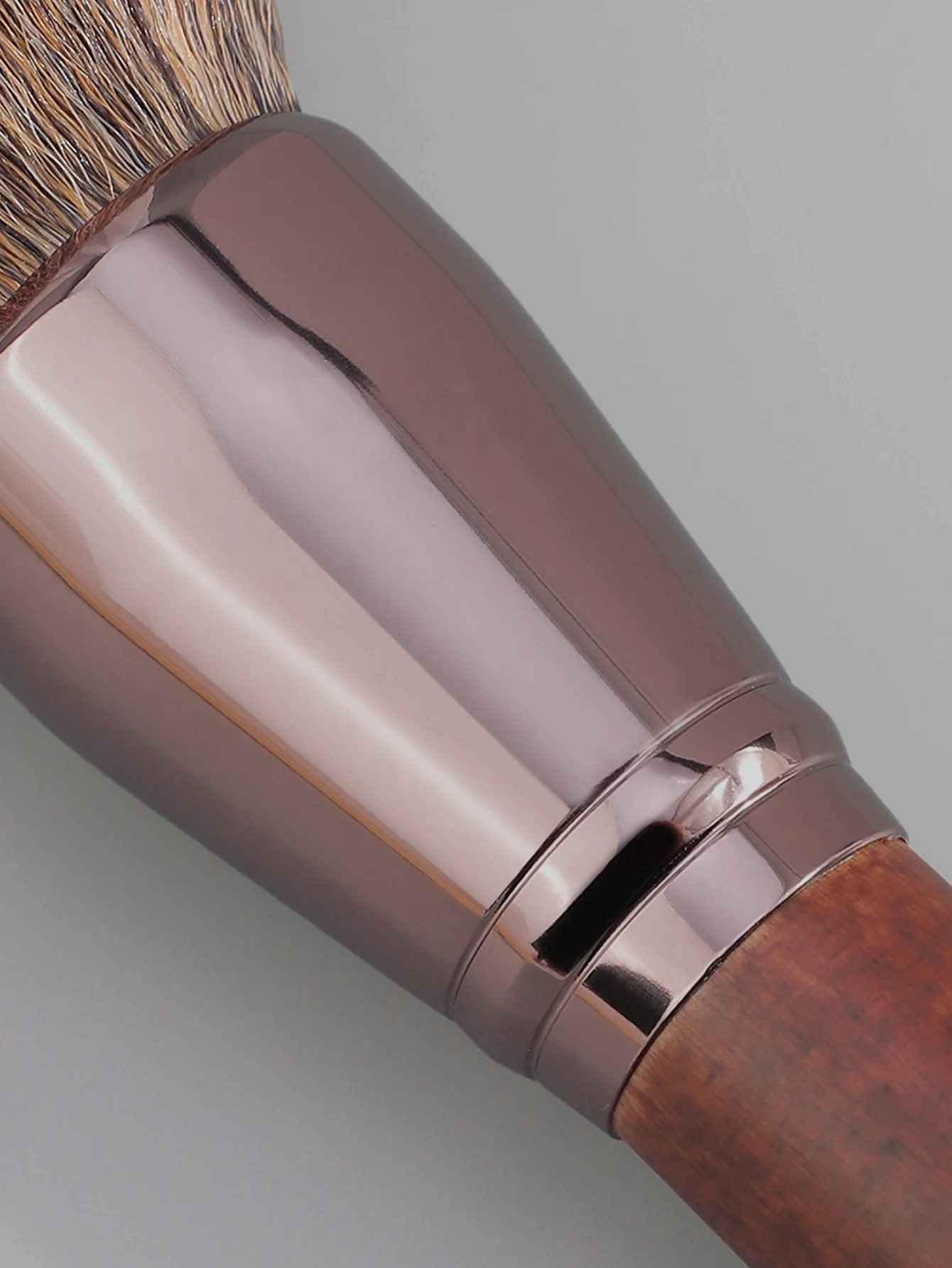 Enkele grote rode houten handvat losse poederborstel Blush Brush Foundation Brush Geen eetpoeder Draagbare schoonheidstools