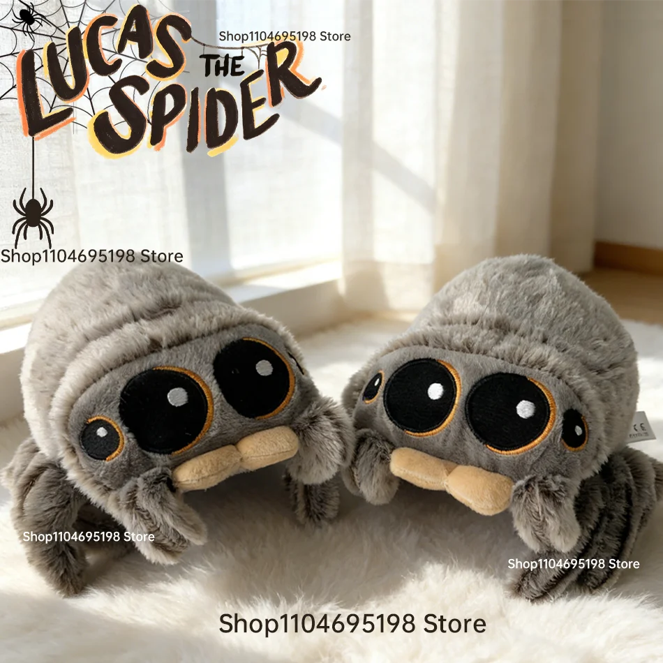 Animal de peluche suave, pequeño araña, juguete de peluche para bebé, película de animales de dibujos animados, muñeca periférica