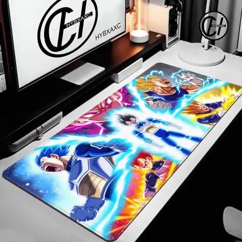 Imagen 2 del producto Alfombrilla de ratón con estampado HD de Anime Balls Goku d-dragons, alfombrilla de ratón antideslizante con borde de bloqueo para jugadores de ordenador, teclado XXL90x40cm, alfombrilla de escritorio para PC