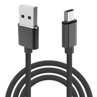 Mini USB Cable, USB 2.0 Type A to Mini B Fast Charging Braided Cord Compatible with MP3/4 players, GPS, Dash Cam, digital camera