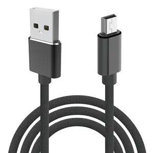 Bilashmart Mini USB Cable USB 2.0 Type A to Mini B Fast Charging Braided Cord Compatible with MP3/4 players GPS Dash Cam digital camera