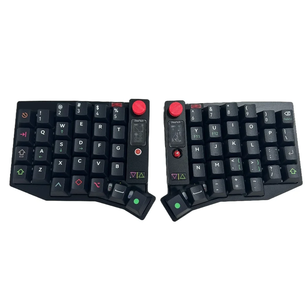 ZitaoTech Sofle ワイヤレス分割キーボード CNC アルミケース トラック