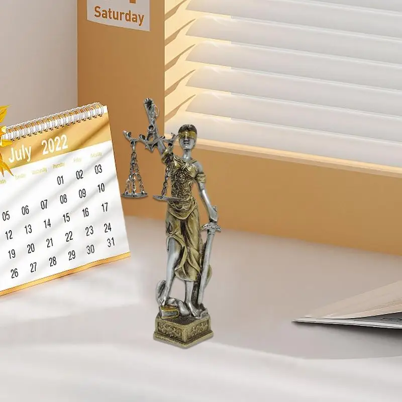 الراتنج سيدة العدالة تمثال الروماني القانون العمياء آلهة النحت جمع البرونزية إنهاء سيدة العدالة تمثال لغرفة المعيشة المنزل