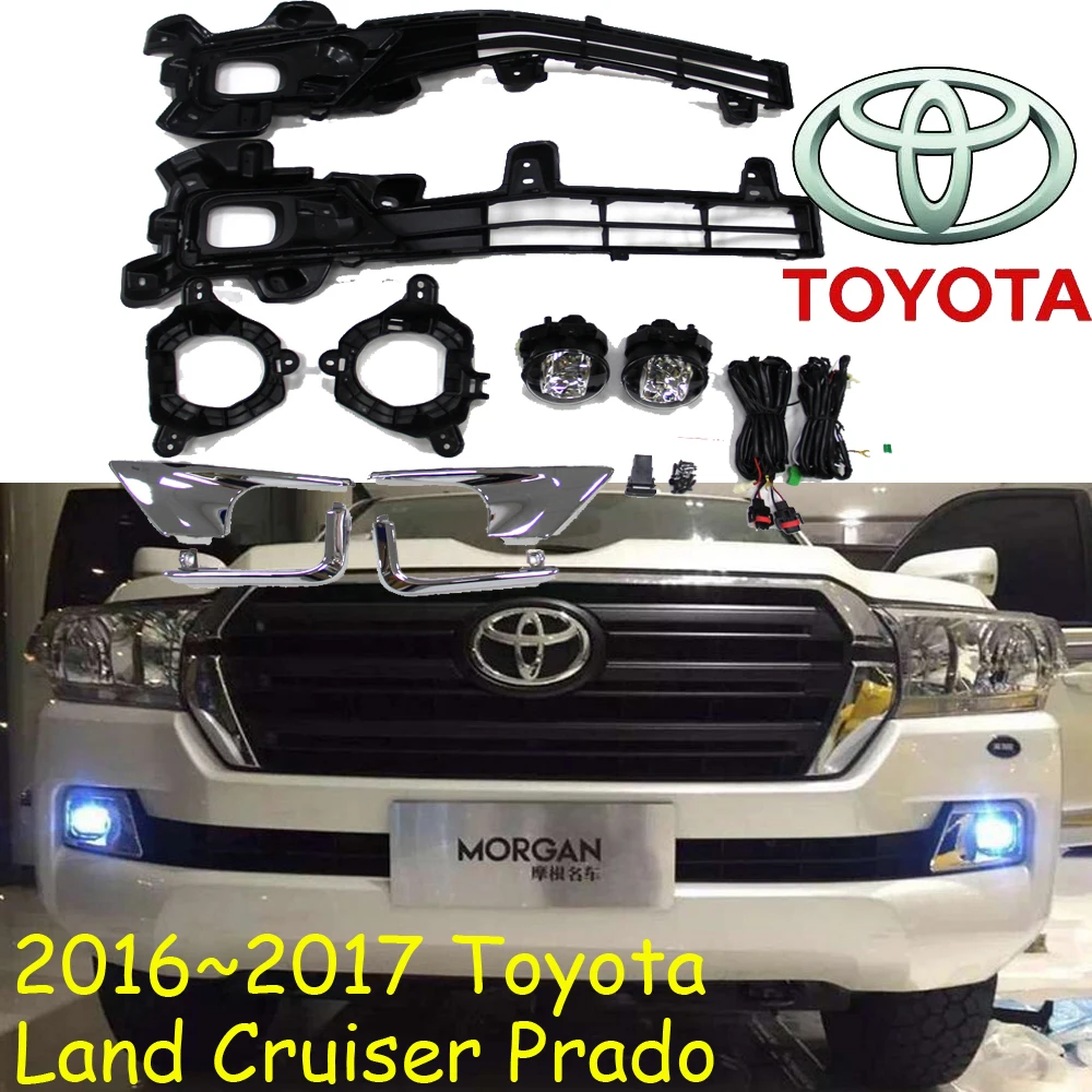 Cruiser fog light,2016~2017/2008~2014,4700,LC200,2pcs/set+wire of harness,Prado halogen light,Free ship! Cruiser headlight;Prado