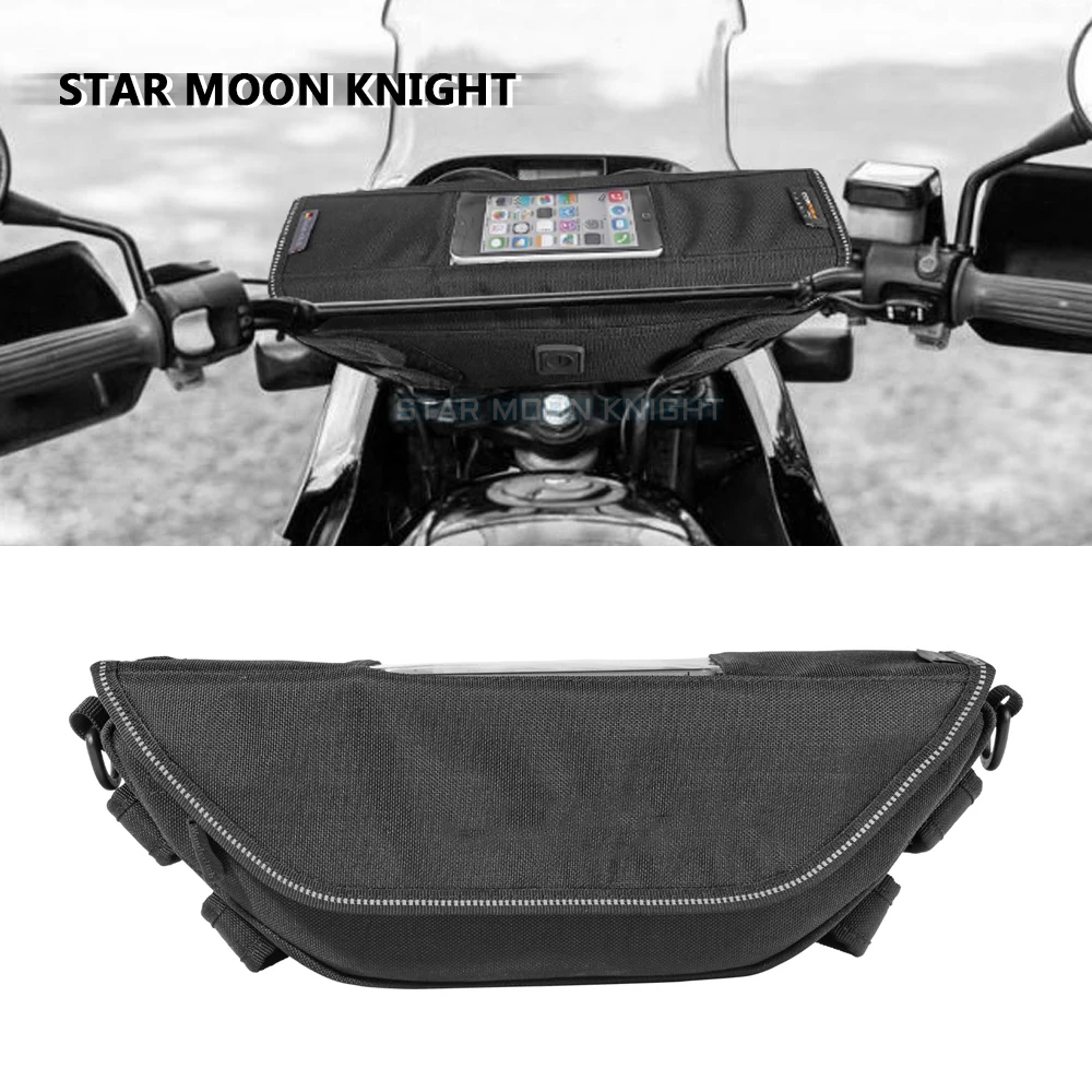 

Motorcycle Waterproof Bag Storage Handlebar bag Travel Tool bag For BMW R100 R100CS R100GS R100R R100RS R100RT R100S R100T R 100