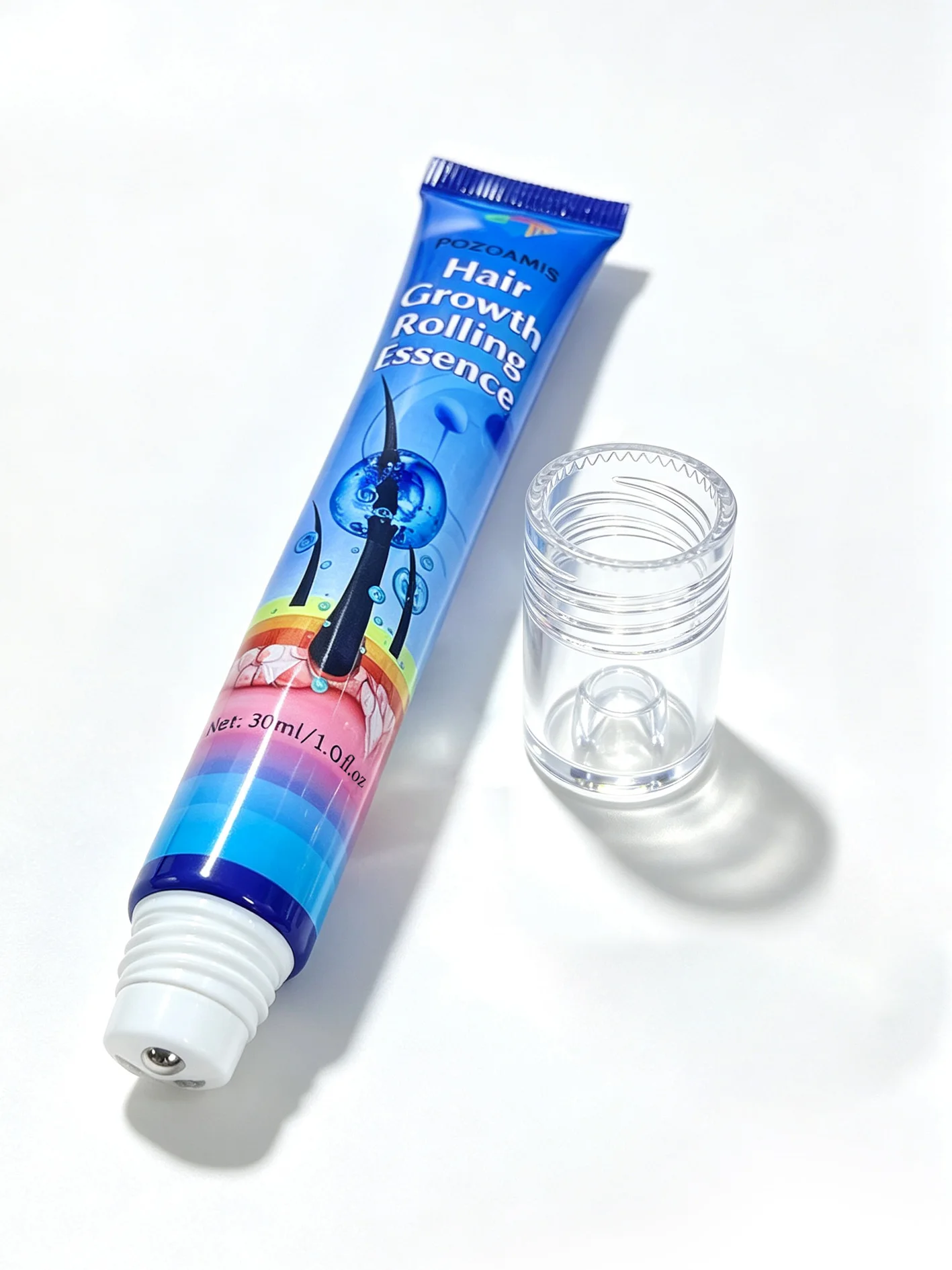 Promotional Price Double Biotin 3-Head Roller Hair Growth Stick: Thickens Hair and Repairs Damage.