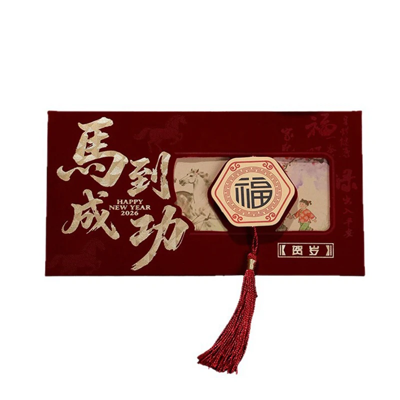 

2026 Red Envelopes The Year Of Horse Red Envelope Chinese New Year Money Pockets Money Envelopes Gifts Lunar Spring Festival