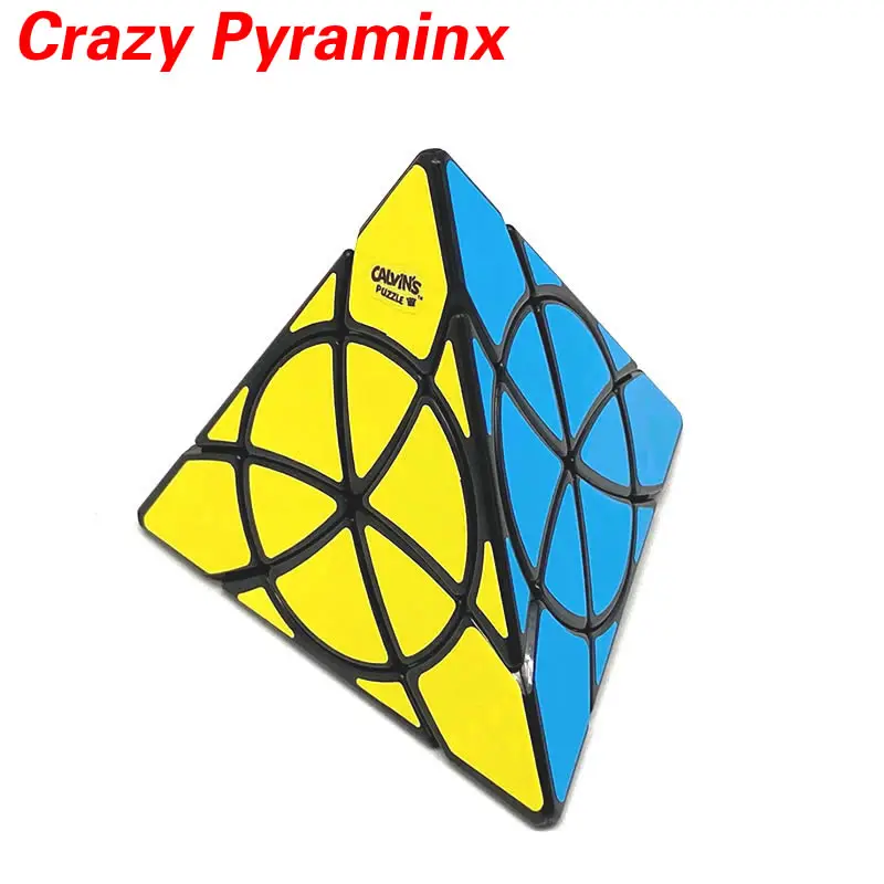 مجنون Pyraminxeds المكعب السحري كالفين الألغاز نيو المهنية سرعة ملتوي لغز الدماغ المضايق ألعاب تعليمية