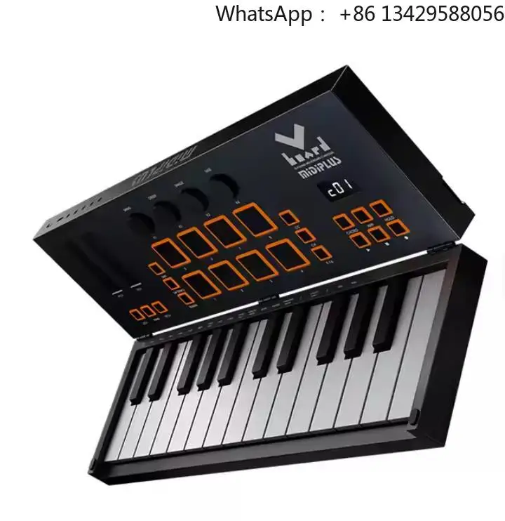 

Vboard 25 Keys Portable Mini Electronic Music Arrangement Keyboard Controller Midiplus Musical Instrument Accessories