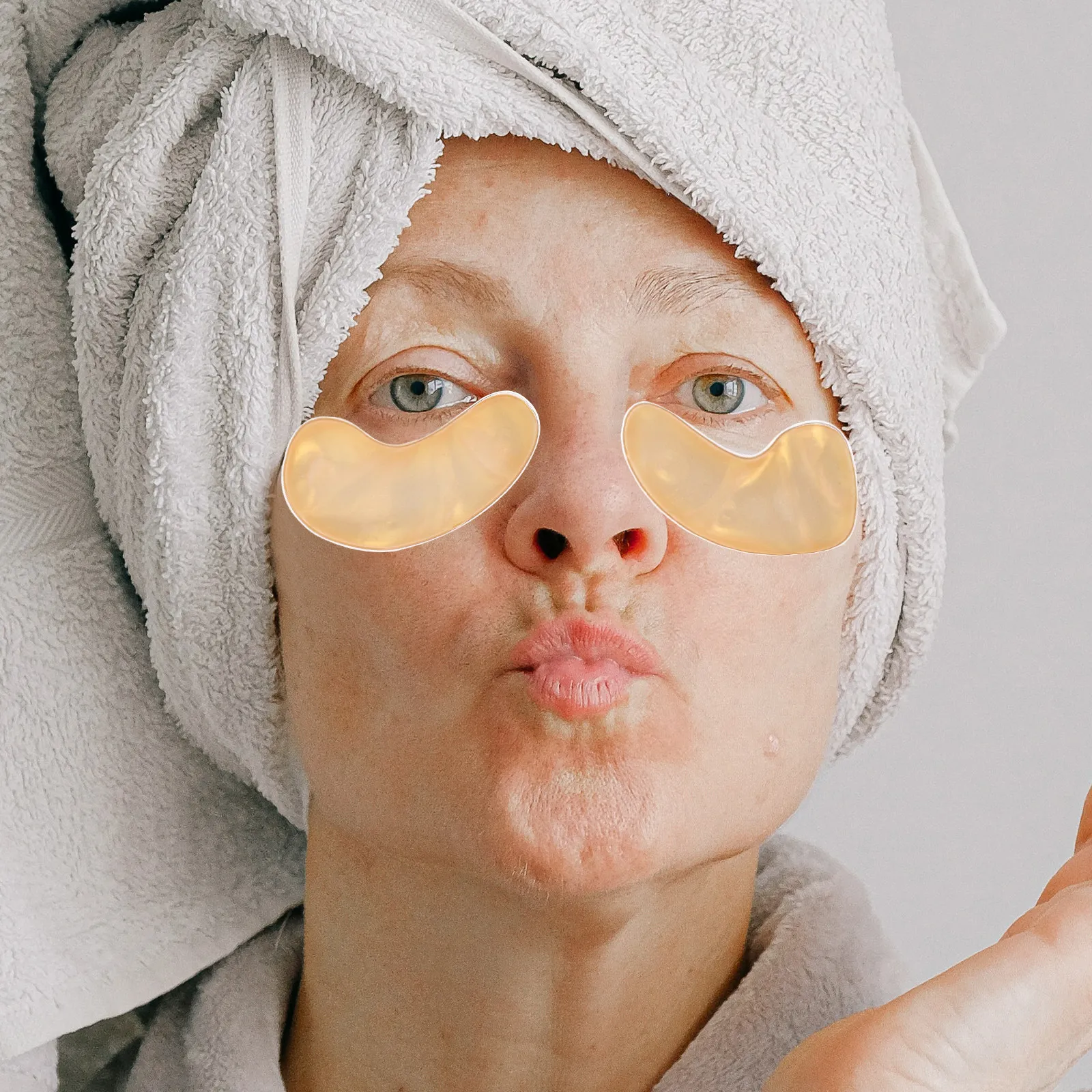 48Pcs Under Eye Masks Skin Care Patches Dark Circles Wrinkles Moisturizing Hydrating Portable Eye Nursing Patches