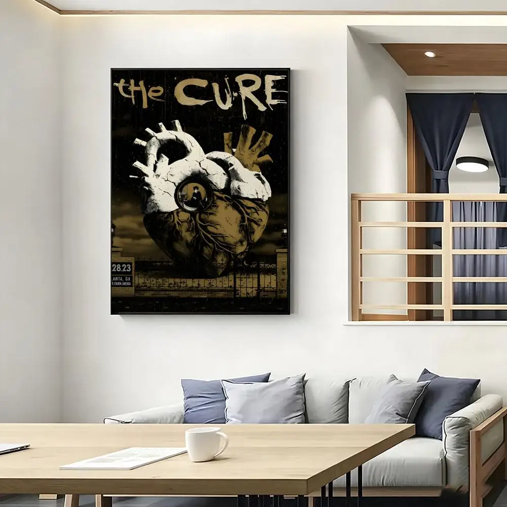 The Cure Band Painting Calligraphy Movie Posters And Prints Canvas Wall Art For Living Room Home Decor
