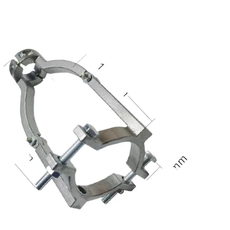 Full Steel Zinc Plated Square Hole Drill Bracket for Electric Drill Woodworking Mortising