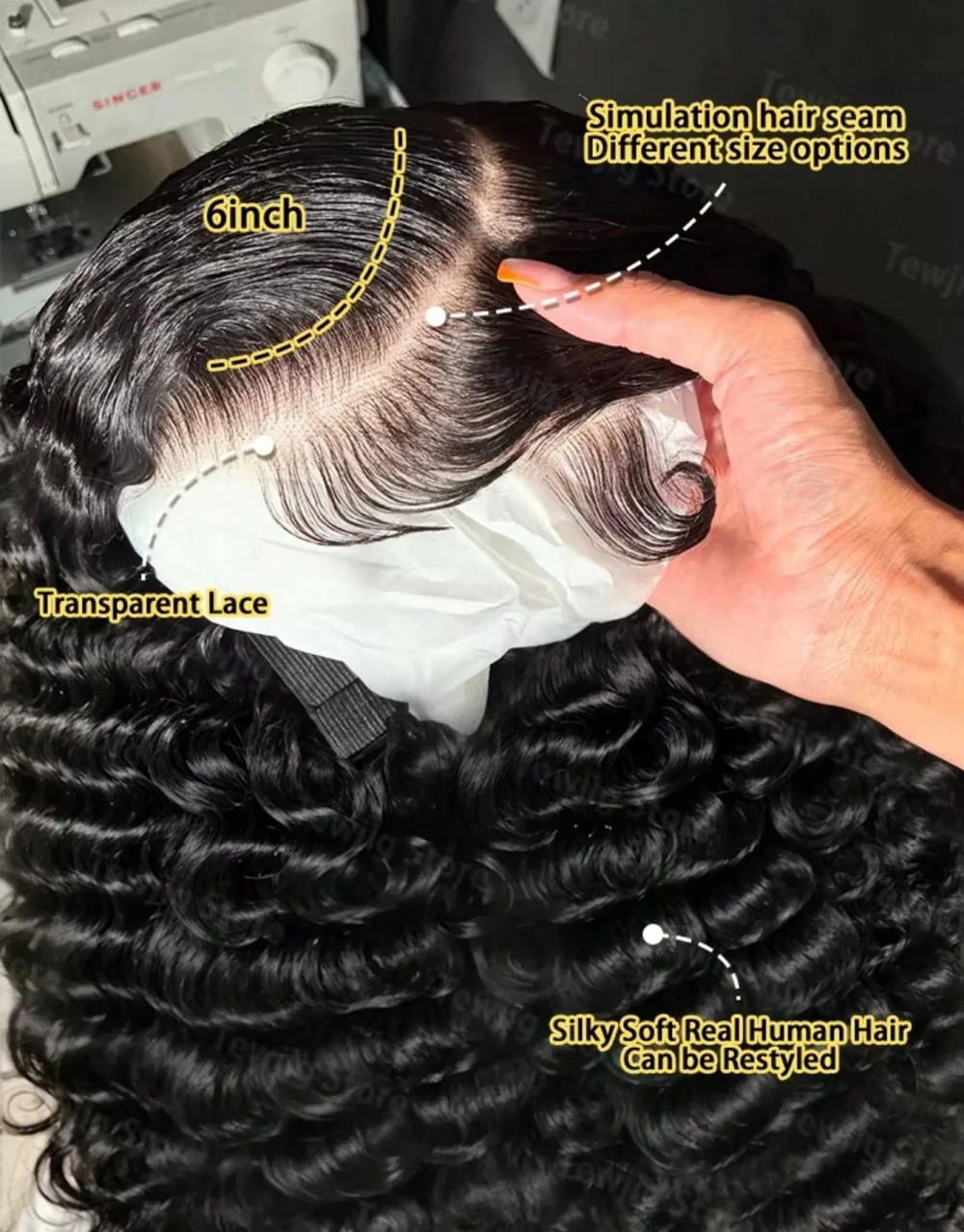 

Свободные парики с глубокими волнами, человеческие волосы 40 дюймов, 13x6, 13x4 HD, глубокие волны, кружевные передние парики, человеческие волосы для женщин, вьющиеся парики из человеческих волос