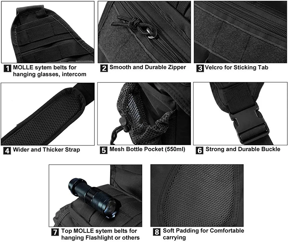Thumbnail 3 - #26 Best Rated Mens Chest Sling Bags to Buy in 2026