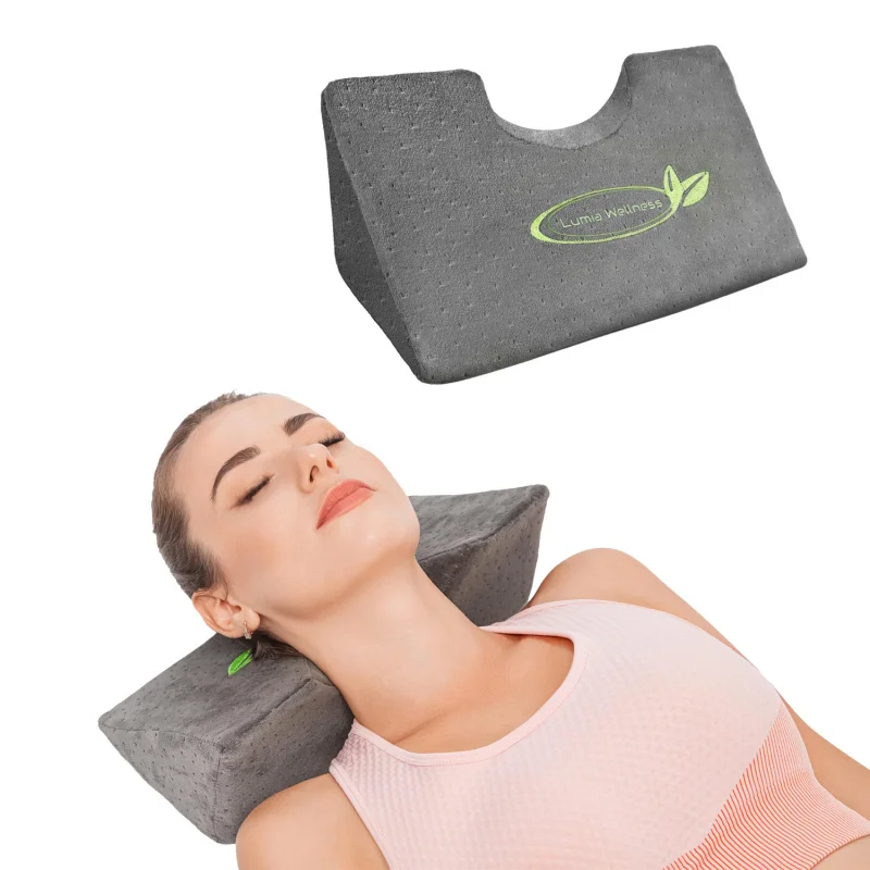 

Cervical Traction Wedge Pillow TMJ & Neck Pain Relief Neck Support Pillow Stretching, Relaxation