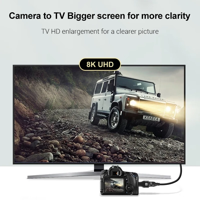 8K HDTV ذكر إلى شاحن أنثي موصل محول HDMI L شكل زاوية 90 270 درجة مطلية بالذهب دعم 8K @ 60 هرتز لأجهزة الكمبيوتر المحمولة