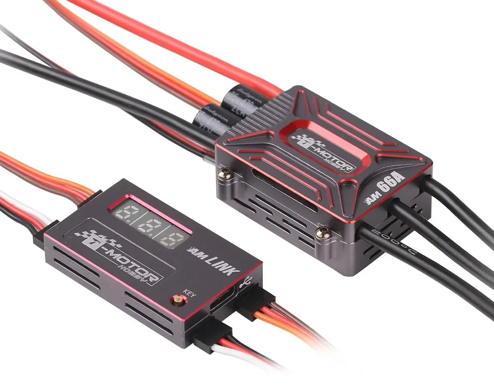 T-MOTOR AM480 3D Combo ( AM40 Brushless Motor + AM66A ESC + 13*6.5 Prop+ AM Link) For Fixed-wing 3D 45-52” Planes Drone