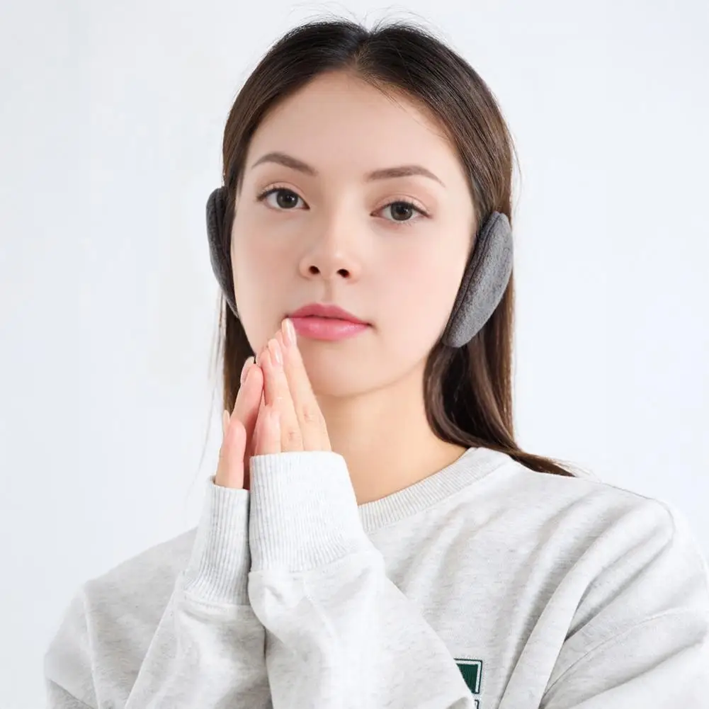 경량 귀마개 겨울 귀마개 아늑한 겨울 플란넬 귀마개 경량 디자인 고급 엣지 휴대용 액세서리