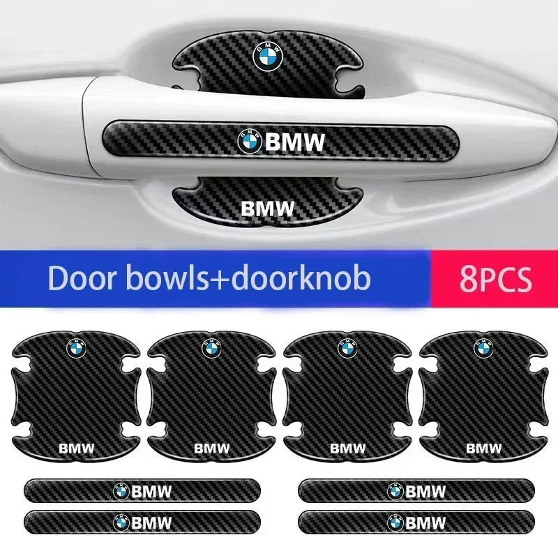 

8Pcs TPU Car Door Bowl Anti-scratch Sticker Decals Accessories For BMW M3 M4 M5 G42 G30 G20 E39 E36 E87 E53 F44 F07 F34 G15 G16