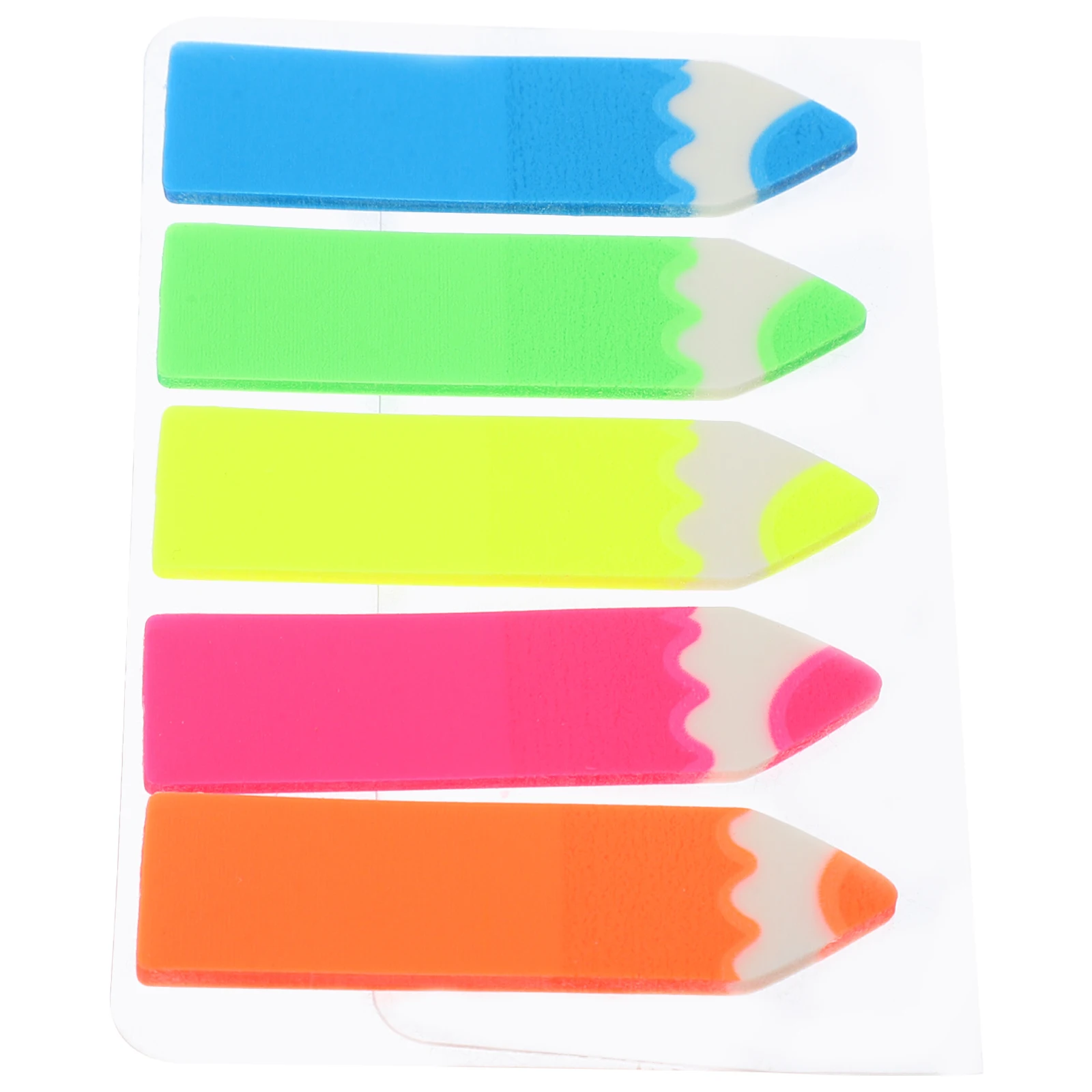 500pcs Fluorescent Film Label Paper Sticky Index Bookmarks Highlight Strips For Notes Files Page Markers Reading Labels Office