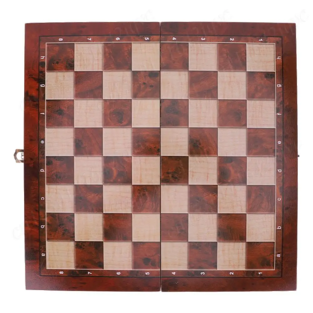 No tóxico 29x29cm 3 en 1 Chuchers Backgammon desarrollando pensamiento estratégico ajedrez juego de mesa de madera para niños adultos