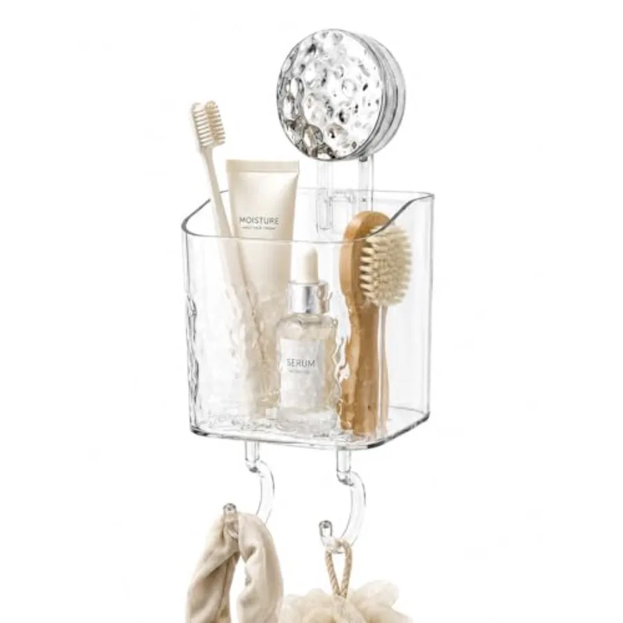 

Suction Cup Toothbrush Holder and Drill-Free, Removable, Powerful Suction Cup, Self-Draining Design for Bathroom and Kitchen Ho