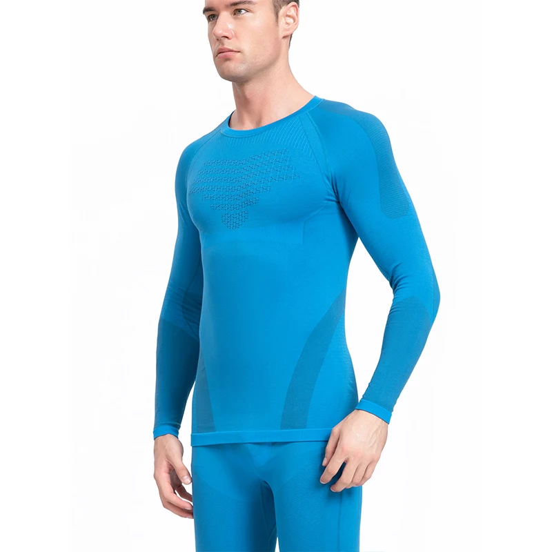 

Men GYM Compression Sets Fitness Running Hiking Skiing Tight Exercise Sport Basketball Football Pants + Long Shirt Clothing Suit