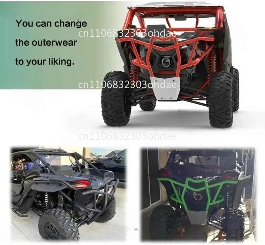 

В наличии задний бампер UTV 4x4 с красным порошковым покрытием, подходит для Can Am Maverick X3 Max Turbo 2017-2022 гг.