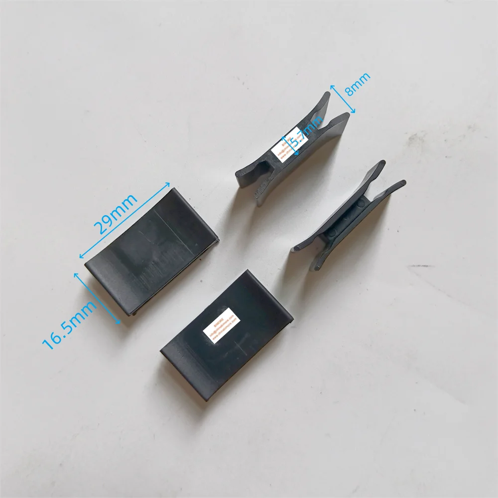 SWFT-22/3239 Elevator Car Door Slider Basement PGH-15 Black/White Nylon Lift Spare Parts L 29mm W 16.5mm