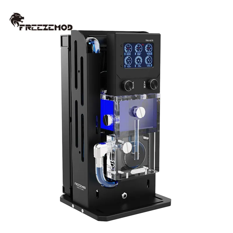 FREEZEMOD SLMZ-LS-240C Personal Silent Edition CPU Water Cooler, 240mm Radiator with Auto/Manual Dual Speed Control