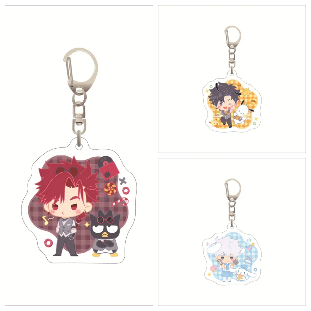 LLavero de acrílico de 6CM con diseño de labios de Anime, modelo de personajes de Cosplay, accesorios de adorno, colección de productos, regalos