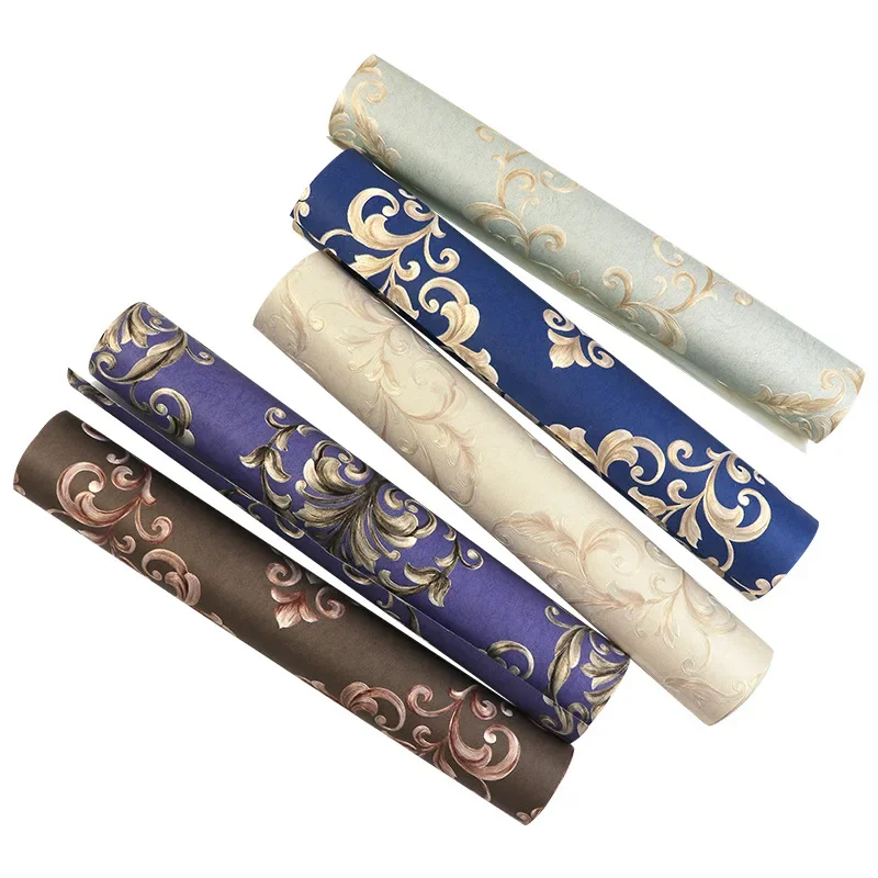 

3D европейские обои, роскошная атмосфера, нетканая ткань, дамасские обои для дома, гостиной, спальни, ТВ, фоновая стена