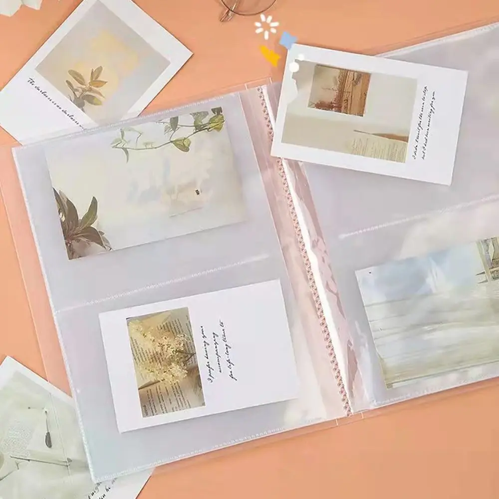 New Collect Book Photo Album PVC Transparent Picture Card Holder 3/4/5/6 Inch 80/160 Slots Photocard Holder Idol Star