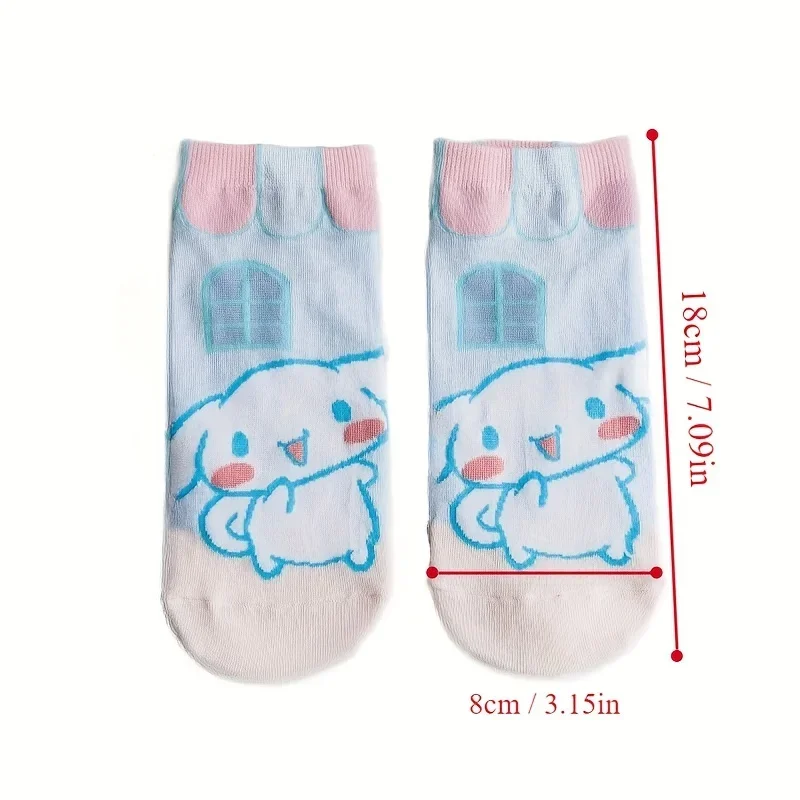 Puppy Socks Japanese New CartoonSocks Female Cute Korean Version of Female ShipSocks CombedCottonSocks