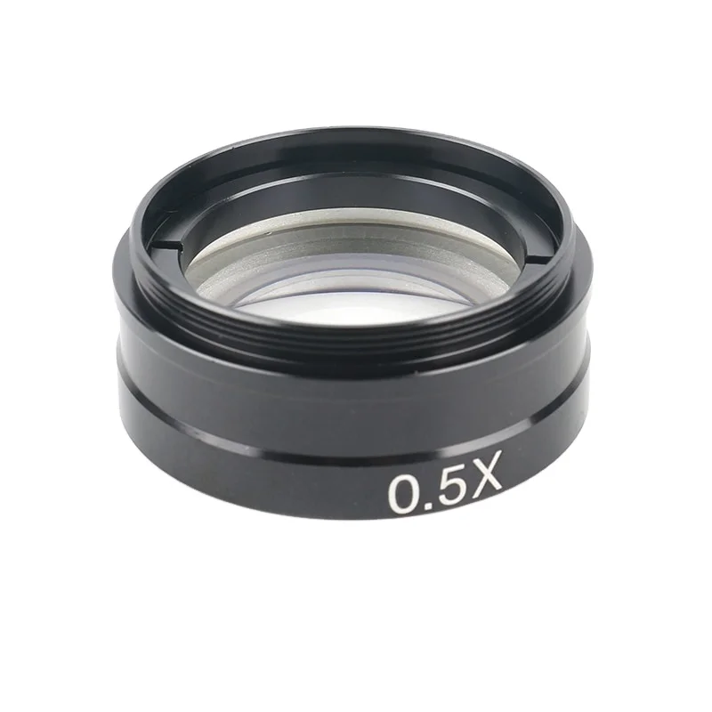 Objectif Barlow auxiliaire 0,35X 1X 0,5X 2,0X pour microscope numérique monoculaire 120X/180X/300X à monture C 10A