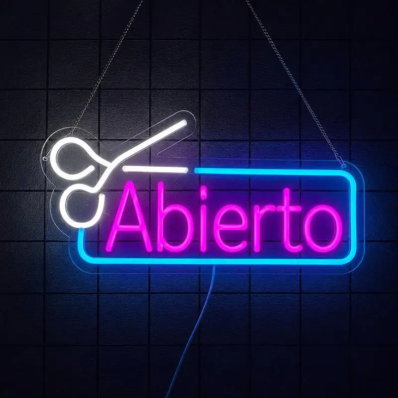 enseigne-neon-led-«-abierto-scissors-»-pour-salon-de-coiffure