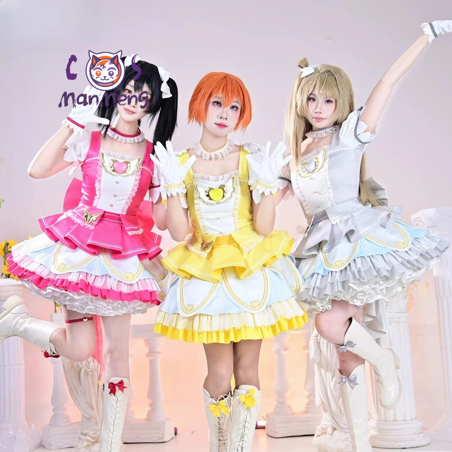 

Anime LoveLive! Kotori Minami Rin Hoshizora Nico Yazawa Magical Girl Cosplay Costume Sweet Lolita Dress Props Wig Halloween