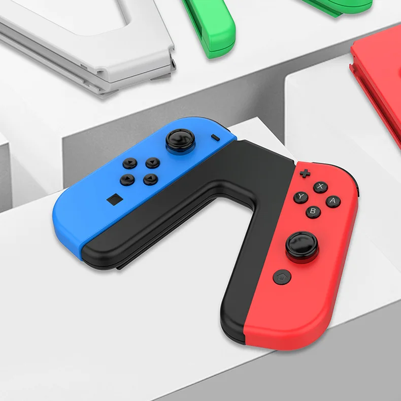 NS غمبد حامل حامل مقبض قبضة ل نينتندو سويتش اكسسوارات JoyCon تحكم حوض للتبديل حوض محطة