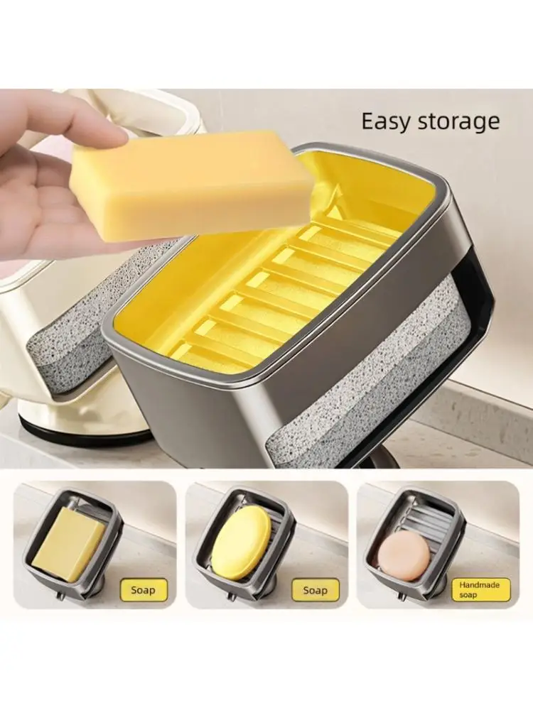 

Modern Suction Cup Soap Dish Space Saving Bathroom Organizers With Drainage Holes