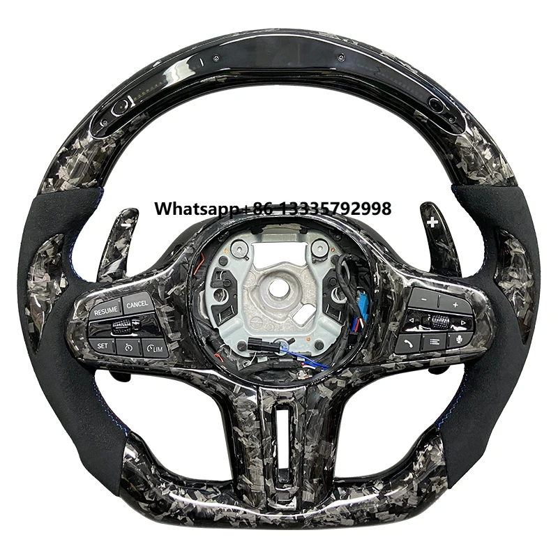 

Performance Customized Carbon Fiber Steering Wheel Upgradation for BMW G30 G31 G32 X4 G02 M2 G87 M3 G80 G42 G20 F90 G11