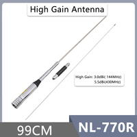 Nagoya NL-770R Dual Band Antenna QYT KT-8900 KT-8900D 780 980Plus Walkie Talkie UHF VHF 144-430MHz Car Mobile Radio Accessories