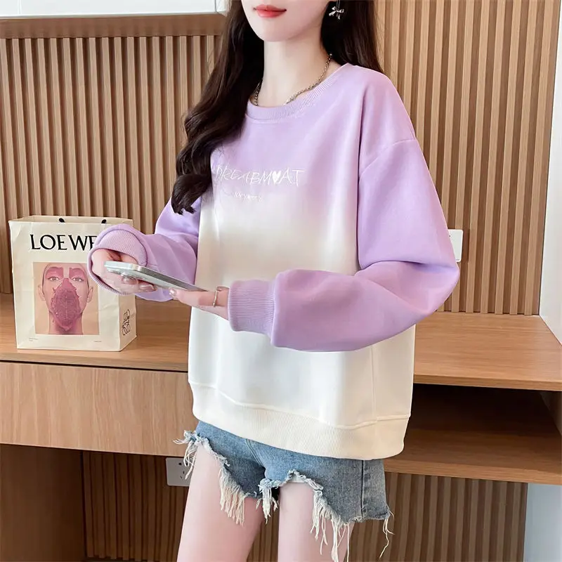 Sweat à capuche document nickel é pour femme, nouveau design respirant, couvrant la chair, montrant la minceur, polyvalent et réduisant l'âge