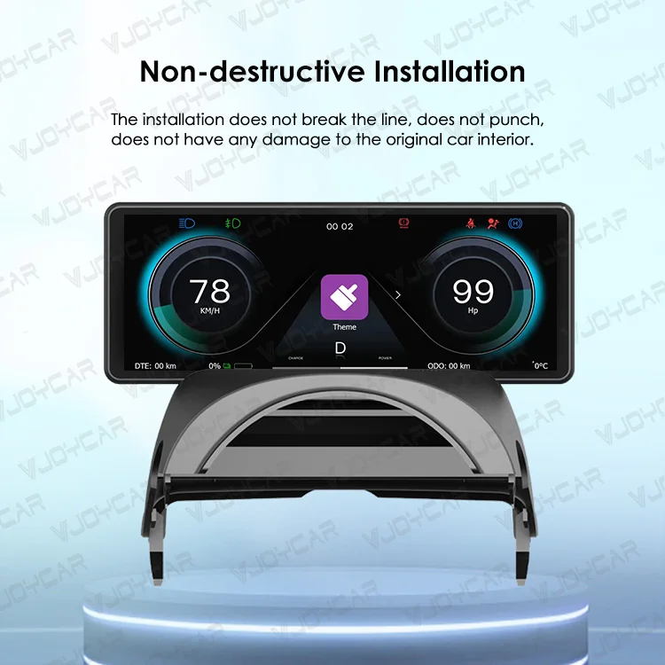 Display Mini HUD da 6,8" per Tesla Model 3/Y, Touch Screen CarPlay e Android Auto, Display Head-Up Plug & Play con fotocamera di backup
