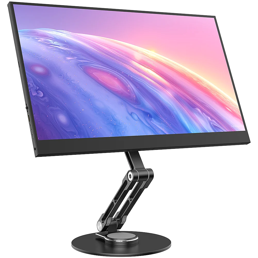 

UPERFECT Single Monitor VESA Stand Fits Max 18.5 inch Computer Screen Free Standing Desk Stands Hold up to 5kg Monitor Mount