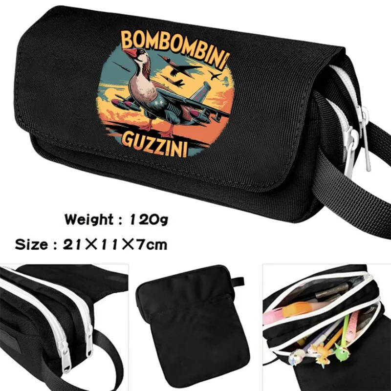 Kotak Pensil Lucu Brainrot Italia Tung Tungtung Sahur Alat Tulis Siswa Telala Hiu Lucu Perlengkapan Kantor Hadiah Semester Baru