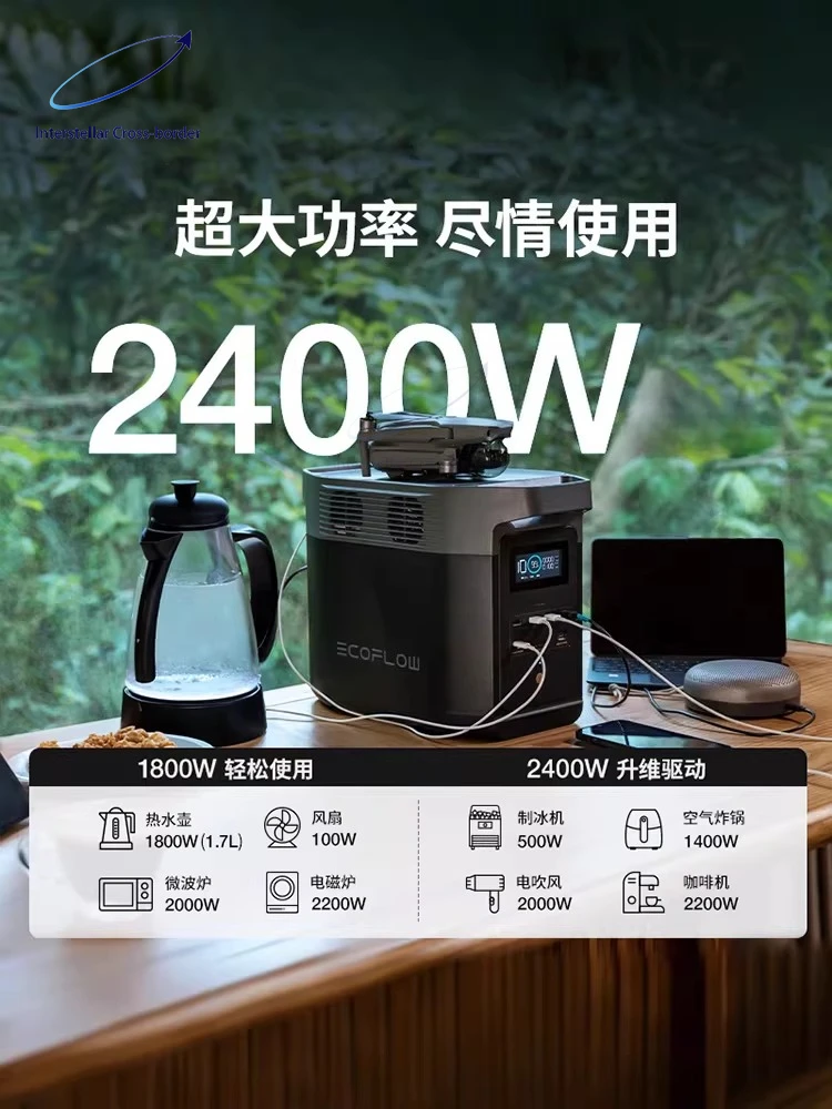 

Портативная электростанция 1800 Вт, 1 кВтч LiFePO4 — 220 В ИБП, быстрая зарядка мобильного резервного копирования для кемпинга, путешествий в автомобиле, торговом торгу на открытом воздухе