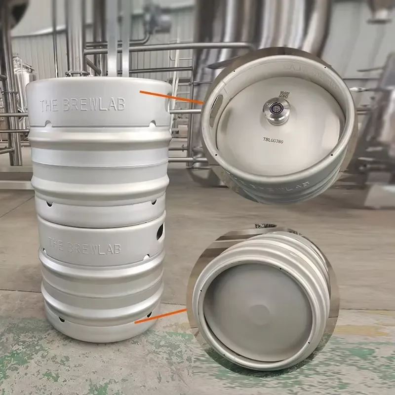 Barriles de Acero Inoxidable Euro 50l, Barril de Cerveza de 50l para Cerveza/Vino